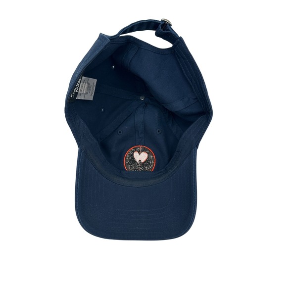 Keith Haring Foundation MAD ENGINE Navy Blue Embroidered Heart Baseball Cap OS - Picture 7 of 9